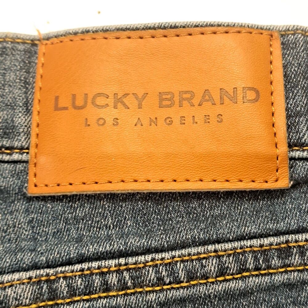 Lucky Brand 412 Athletic Slim Jeans Mens 38x30 (38x28) Blue Denim Jeans - Picture 7 of 11